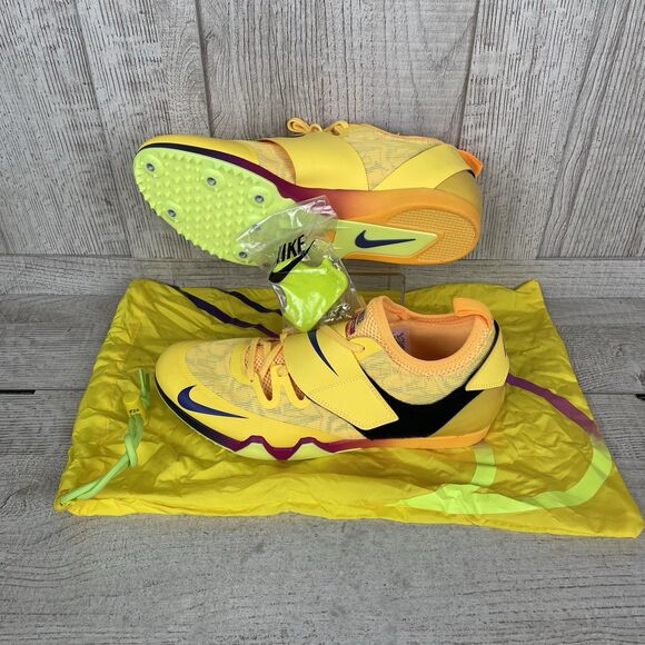 Nike Pole Vault PV Elite Men’s 9 Citron Pulse Volt Ice Track Spikes FZ9649-800 main image 6